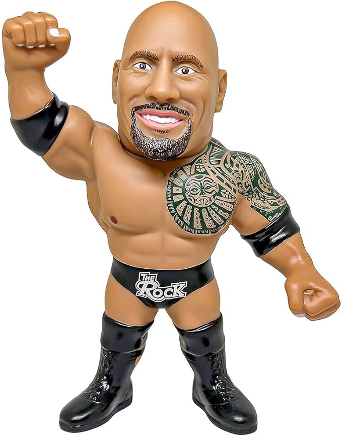 16d sofubi collection wwe 021 wwe the rock the rock 无比例 软